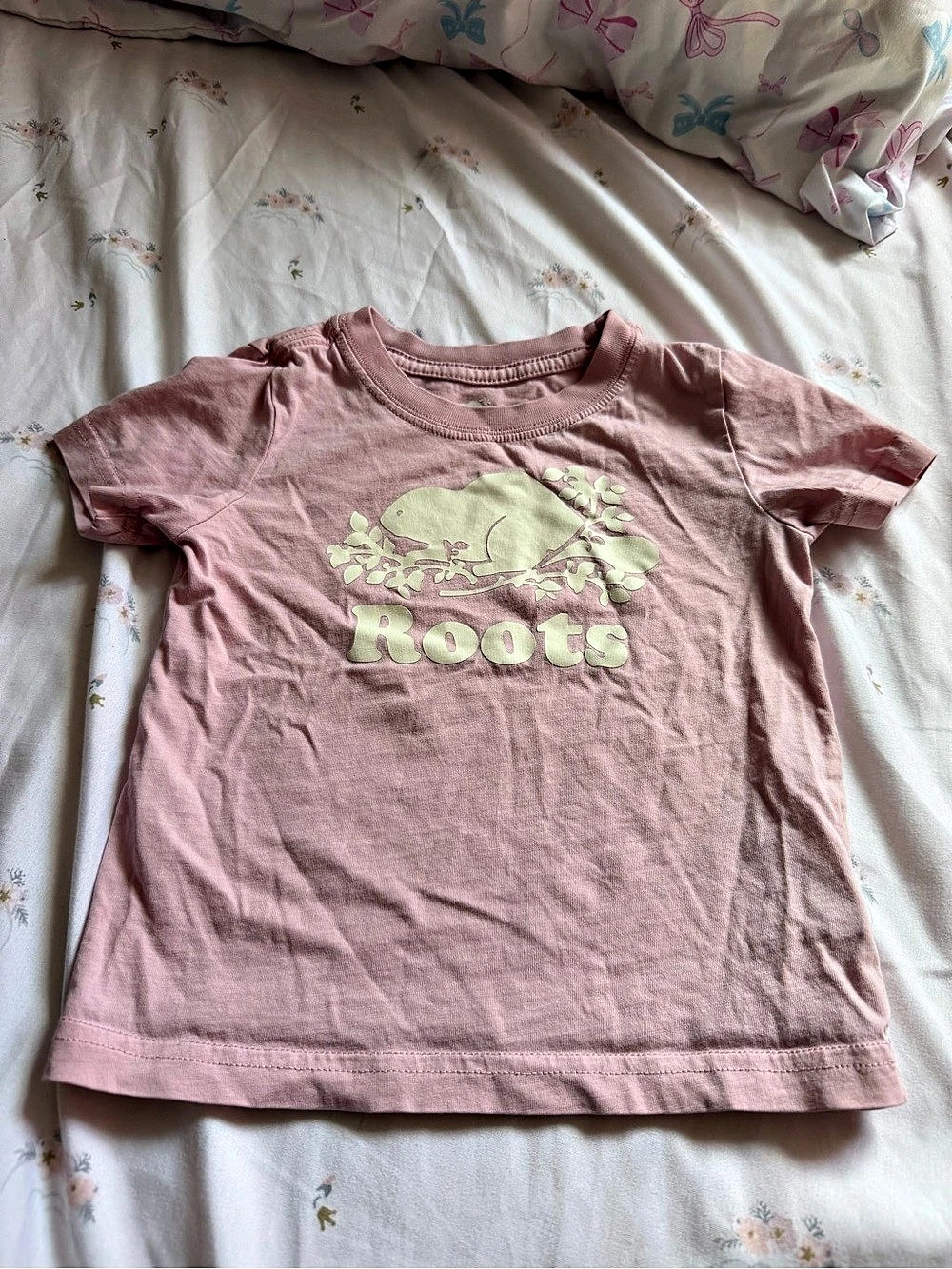 Roots Toddler Original Cooper Beaver T-Shirt Girls 2T